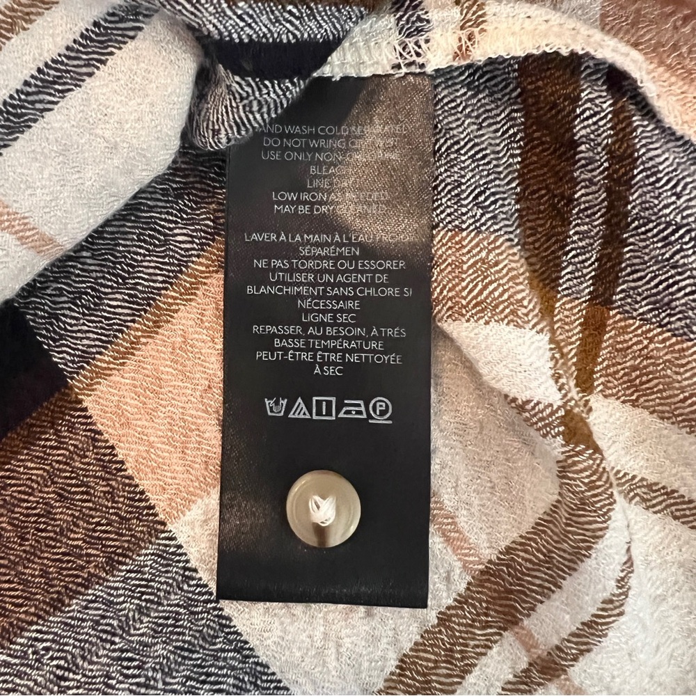 ANTHROPOLOGIE Pilcro plaid button down shirt - Picture 7 of 8